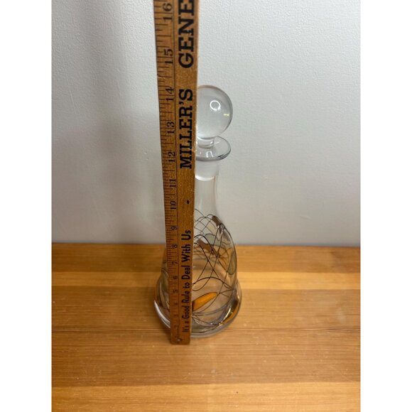 Vintage Romanian Crystal Stained Glass style Mosaic Decanter whisky - Picture 6 of 7